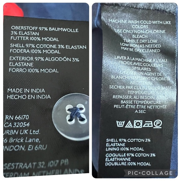 NWT new medium Anthropologie Maeve square neck shift dress strawberry navy blue - Picture 13 of 17